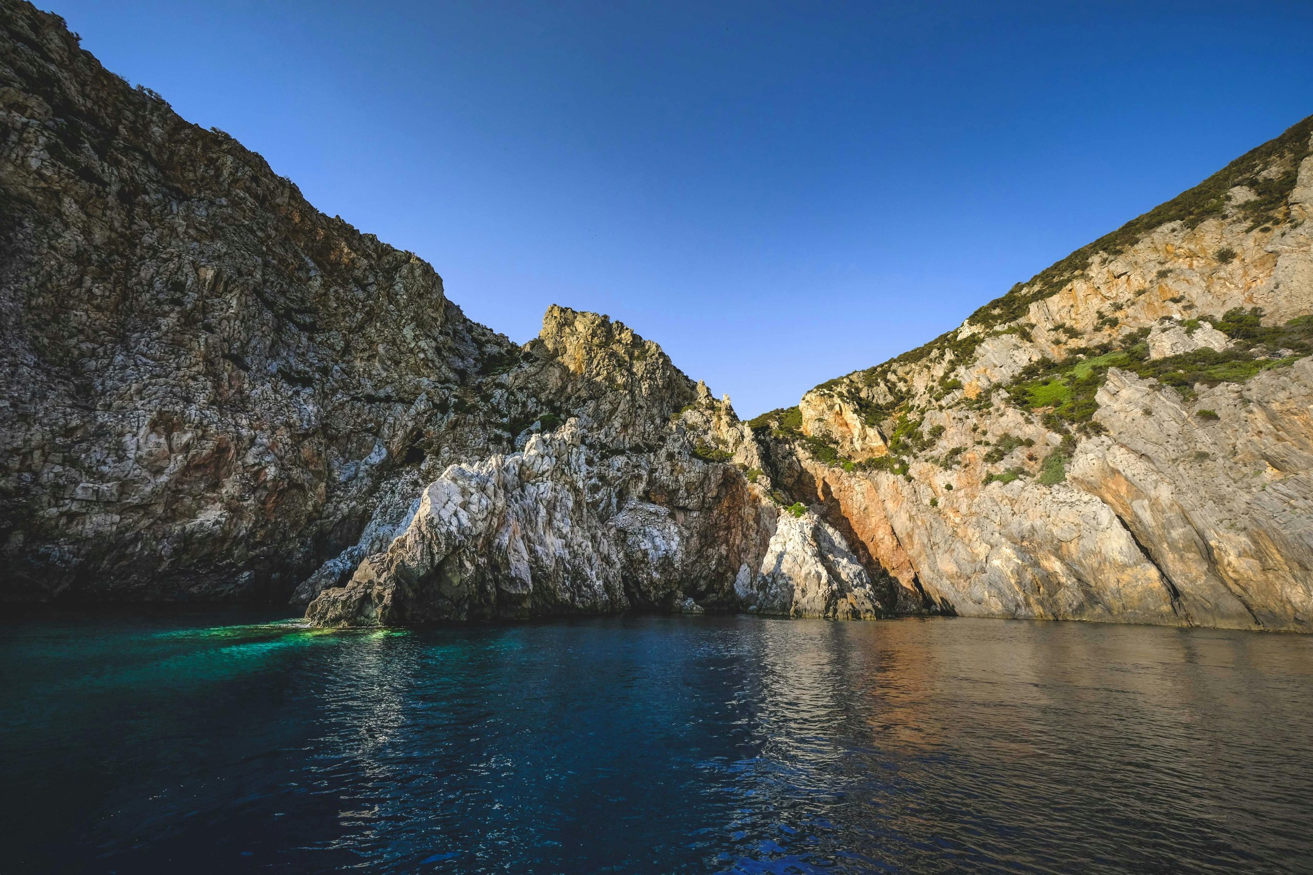 Vue aérienne du pont de la Maddalena