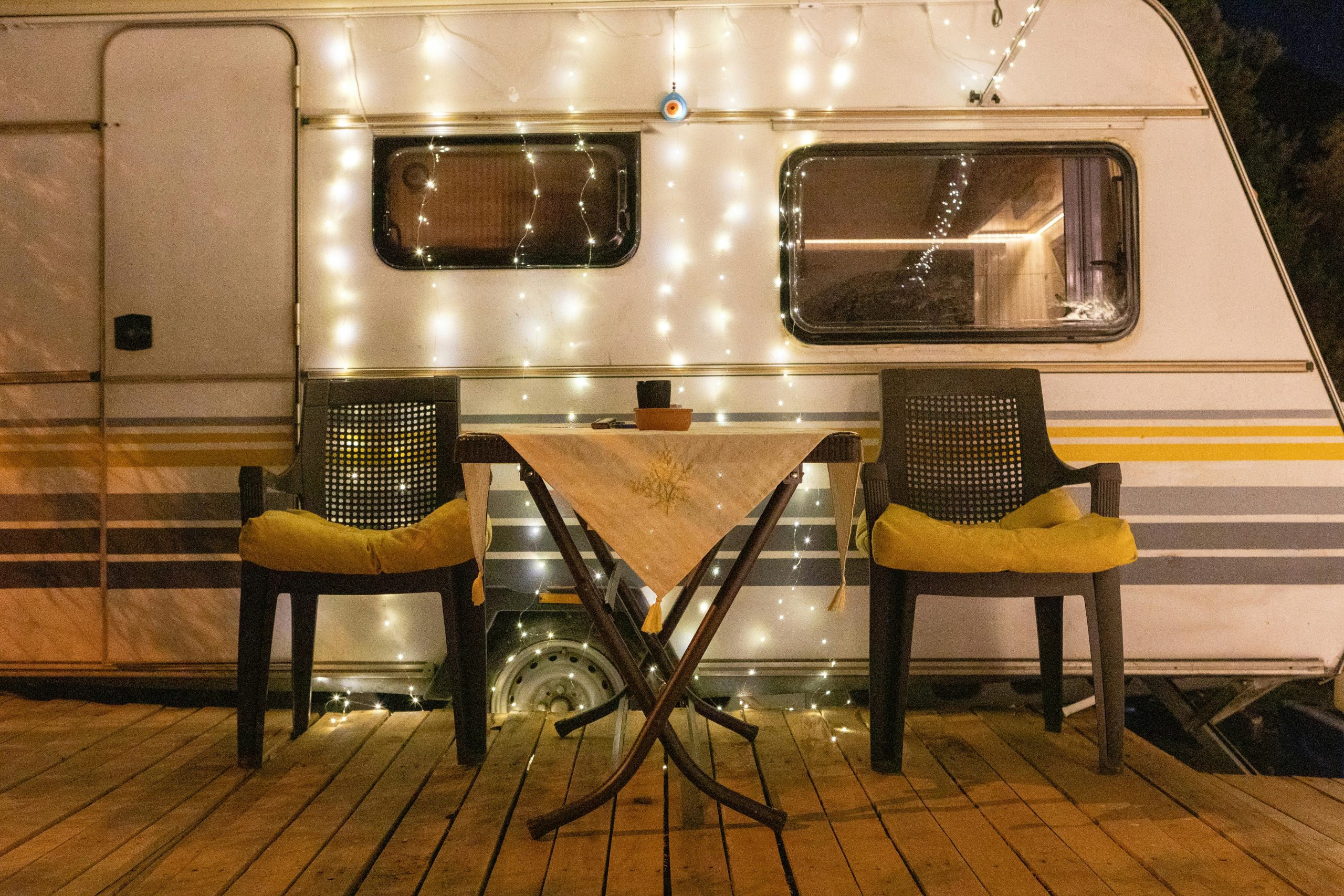Jolie terrasse mobil-home