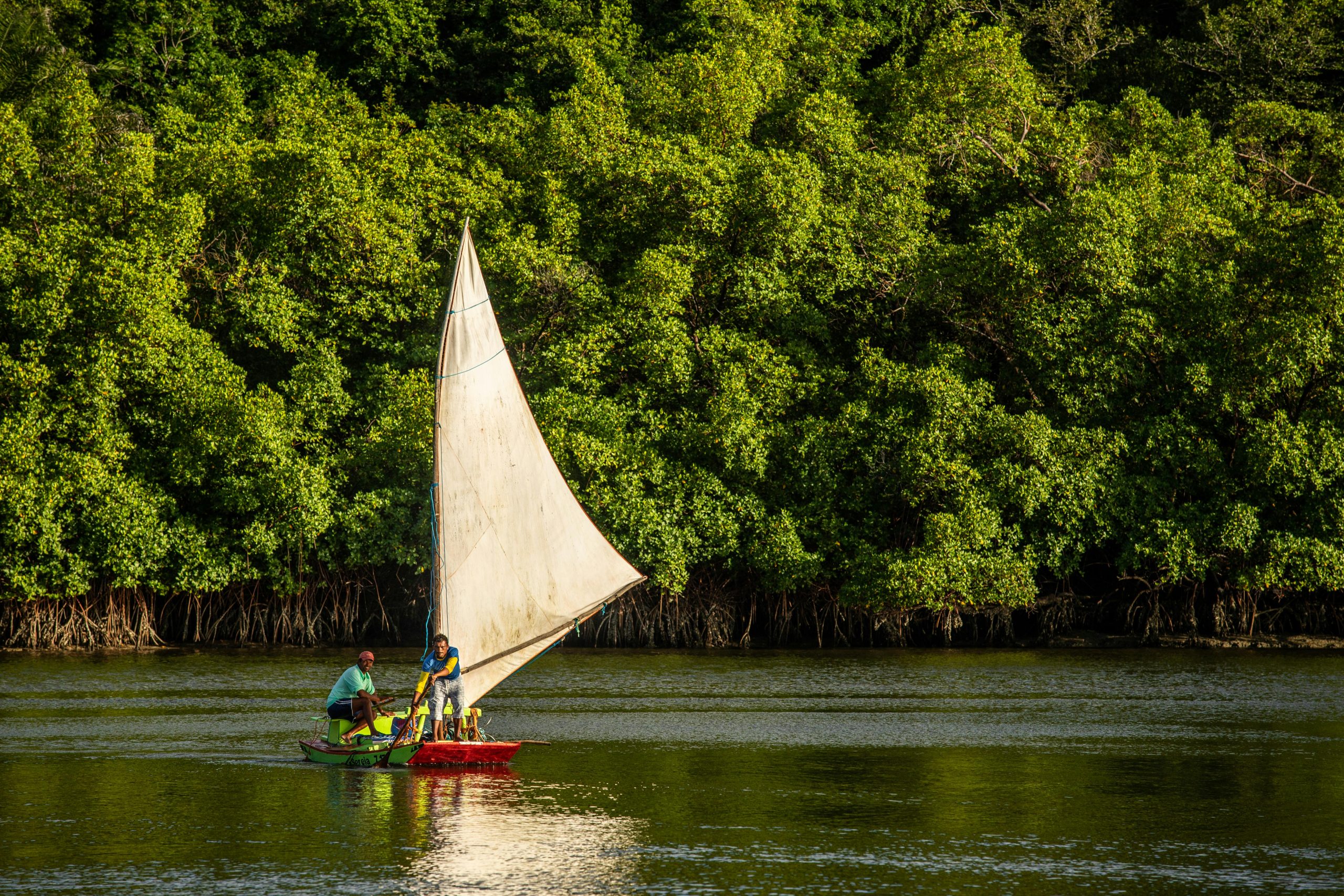 Vue aérienne du lagon de Mayotte