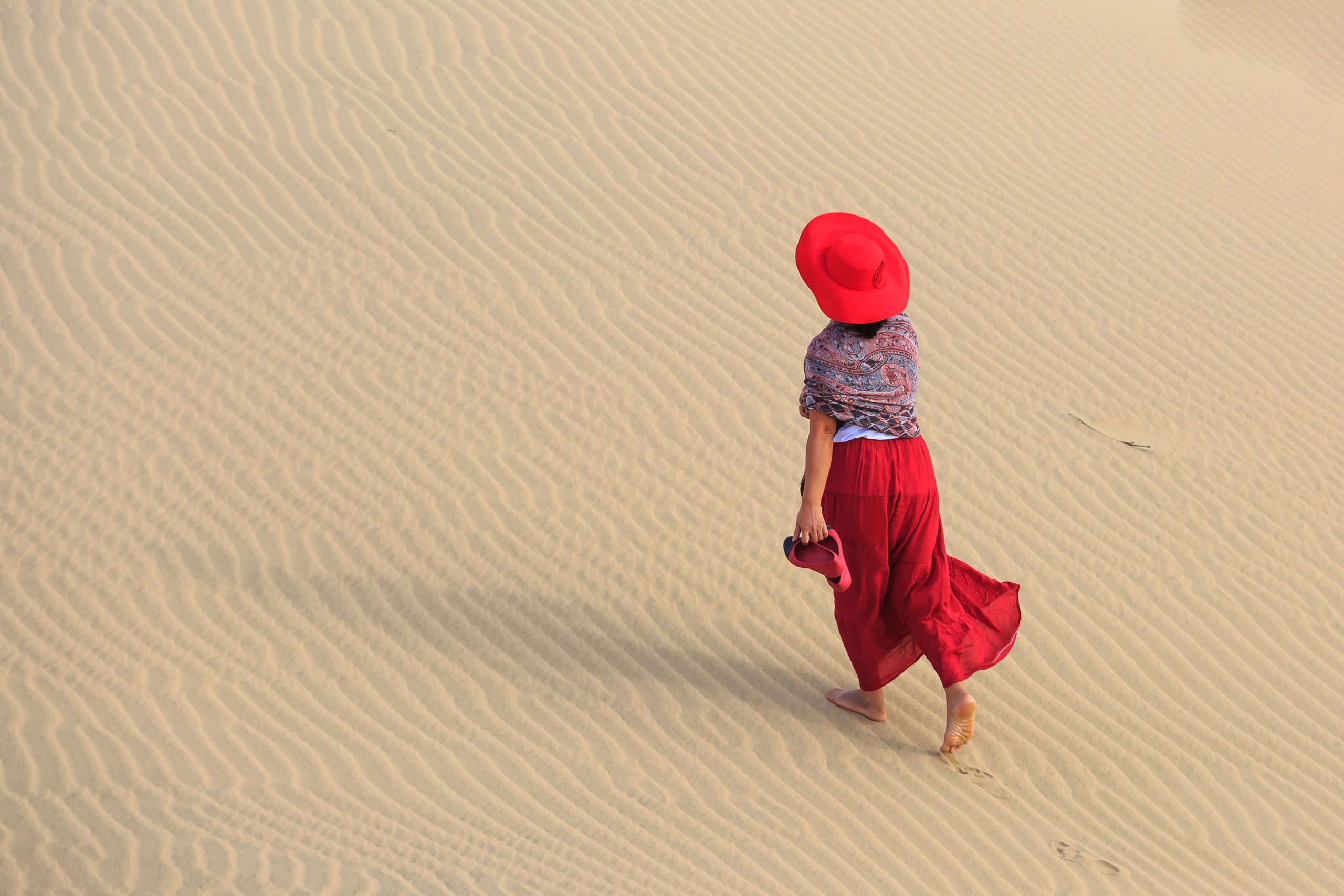 Désert rouge Algérie traversée