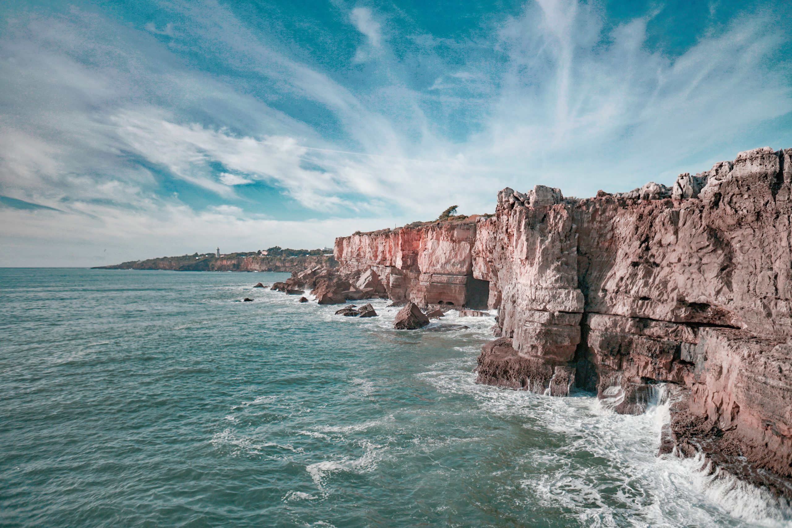 Falaises atlantique côte portugaise paysage marin