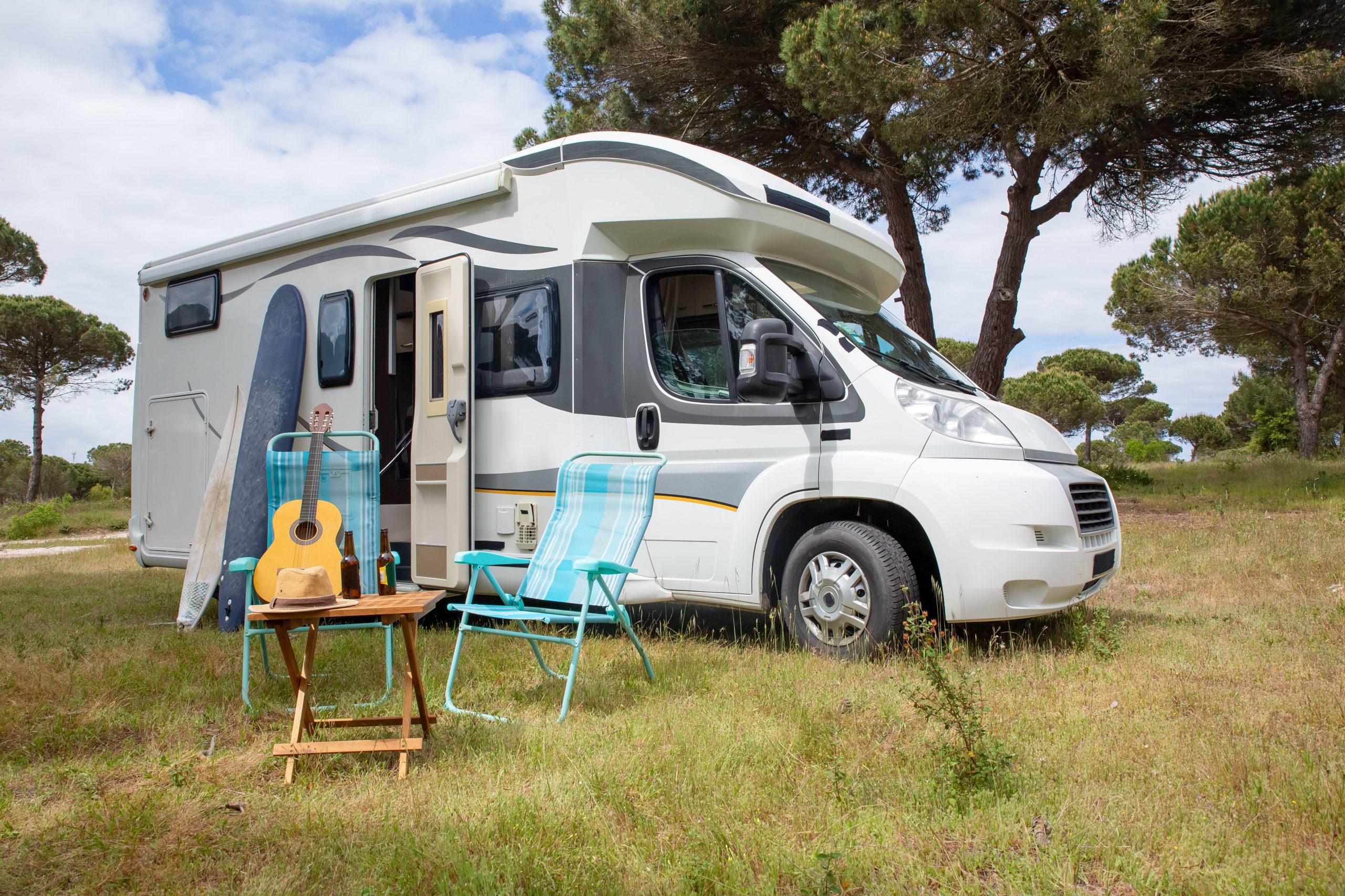 Camping-car lifestyle en Portugal avec accessoires